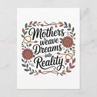 Mothers Weave Dreams Into Reality Enclosure Card