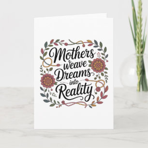 Mothers Weave Dreams Into Reality Holiday Card