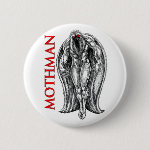 Mothman 2 Inch Round Button