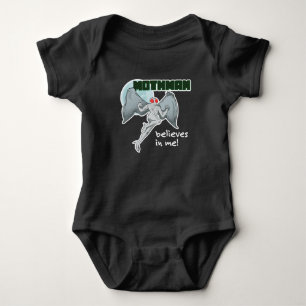Mothman Believes in Me! Point Pleasant, WV Baby Bodysuit