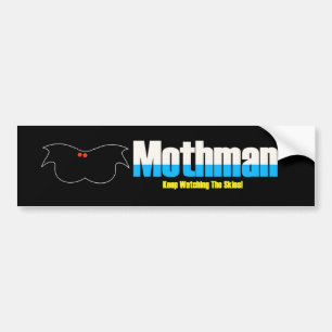 Mothman Bumper Sticker