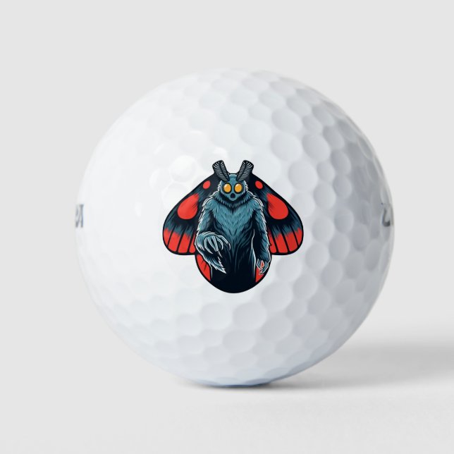 Mothman - Cryptid West Virginia Cryptozoology Golf Balls (Front)