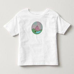 Mothman Home Planet   Cryptid Cosmic Folklore Art Toddler T-shirt