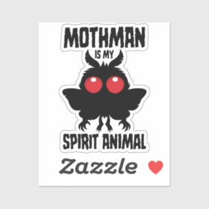 Mothman Is My Spirit Animal Silhouette
