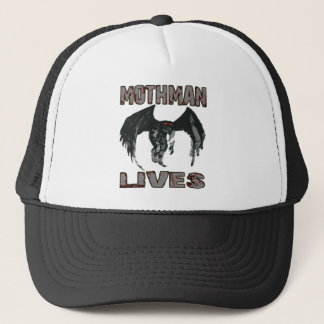 MOTHMAN LIVES TRUCKER HAT