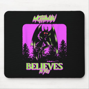 Mothman - Mothman Believes In You Costume Hallowee Mouse Pad
