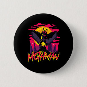 Mothman Movie Fun Cryptid Halloween Myth Monster C 2 Inch Round Button
