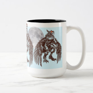 Mothman Night Owl Big Moon Mug