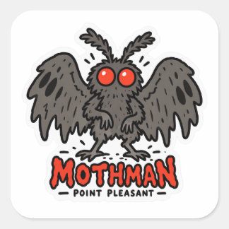 Mothman Point Pleasant WV Cryptid Sticker