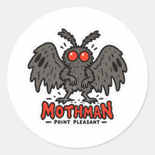 Mothman Point Pleasant WV Cryptid Sticker