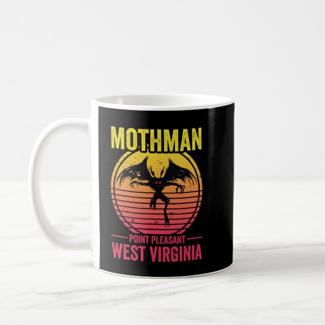 Mothman Point Plesant Coffee Mug (Left)