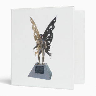Mothman Statue from Point Pleasant West Virginia Binder