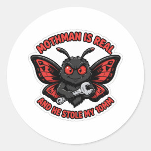 Mothman Stole My 10mm Sticker
