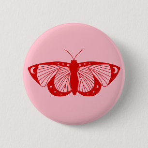 Moths 2 Inch Round Button