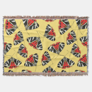 Moths 3 throw blanket