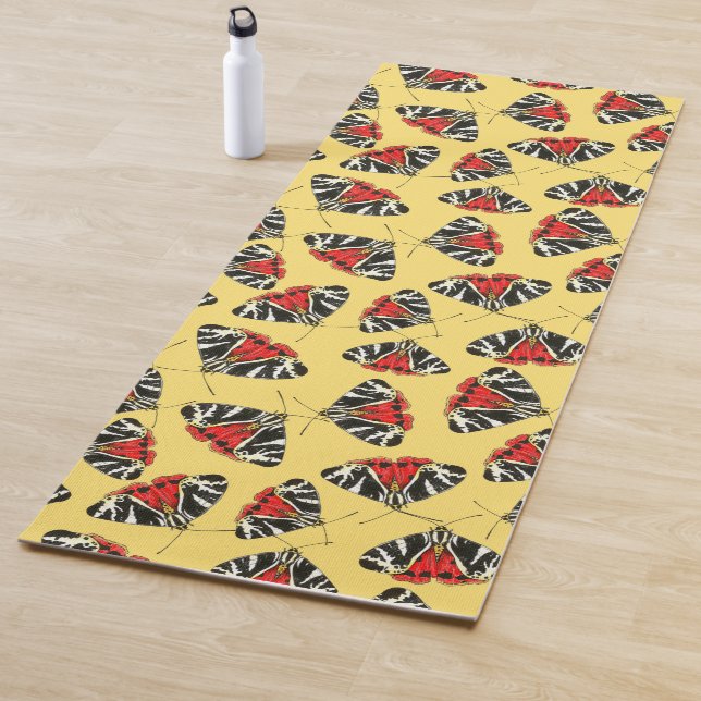 Moths 3 yoga mat (In Situ)