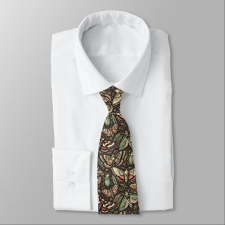 Moths and Bugs Tie | Unique Nature-Inspired