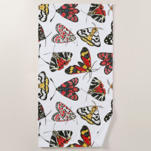 Moths Beach Towel