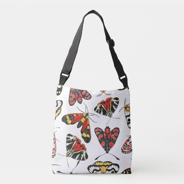 Moths Crossbody Bag (Front)