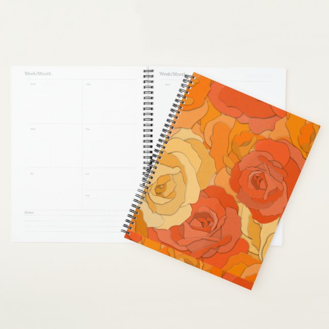 Motif 3D rose (Devant avec enveloppe)