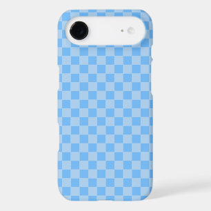Motif à carreaux bleus
