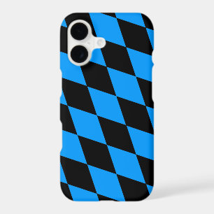 Motif à carreaux diamants Harlequin noir bleu
