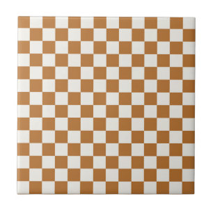 Motif à carreaux en cuivre et coquille d'œuf