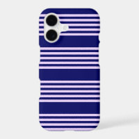 Motif à cinq rayures violet lilas et bleu marine