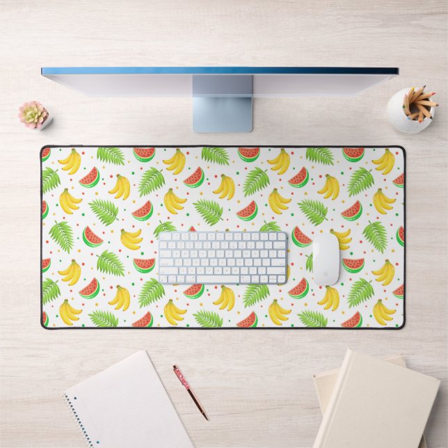 Motif à point de polka de fruits tropicaux (Bureau 1)