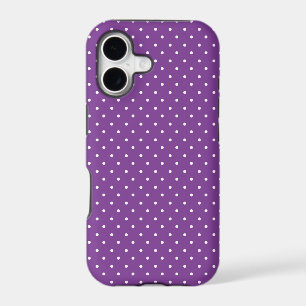 Motif à pois fond violet sans couture