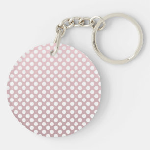 Motif à pois rose et blanc