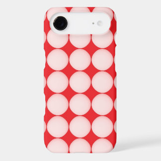 Motif à pois rouge et rose