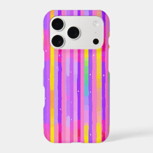 Motif à rayures rose pastel et violet