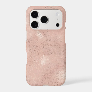 Motif à texture de points organiques rose poudré