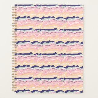 Motif à vagues Pastel Multicolore