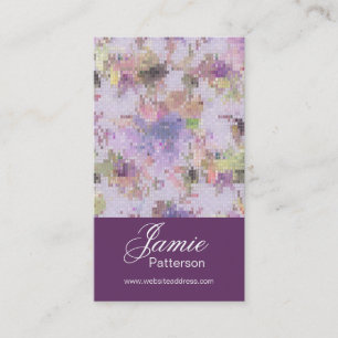 Motif Abstrait 1 Carte de visite vertical