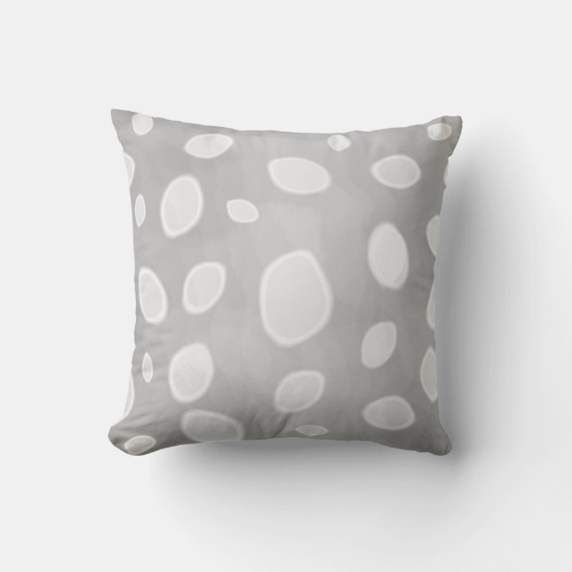 motif abstrait aquarelle design moderne coussin (Recto)