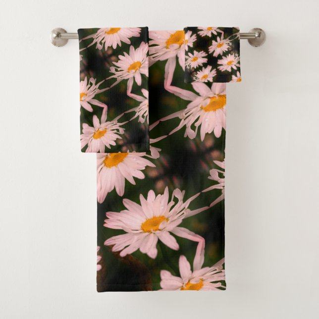 Motif Abstrait blanc Fleur de marguerite (En situation)