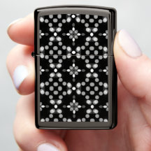 Motif Abstrait Bokeh Dots Monochrome