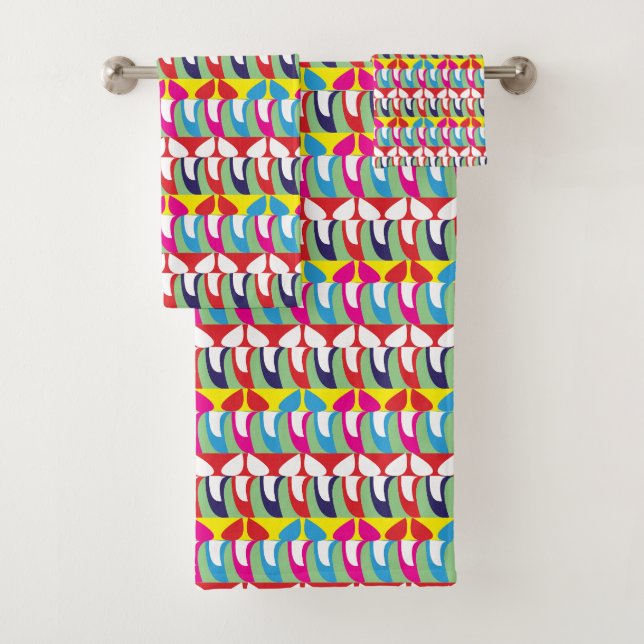 Motif Abstrait Chic Coloré (En situation)