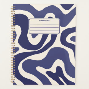 Motif Abstrait de Couleur Rétro Annuel Groovy