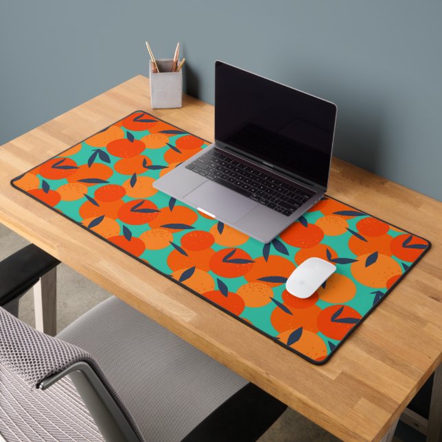 Motif Abstrait de fruits orange (Bureau 2)