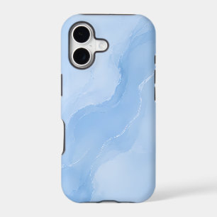 Motif Abstrait de Marbre Bleu Clair