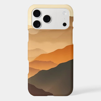 Motif Abstrait de Montagne de Ton Terre Minimalist