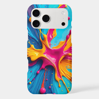 Motif Abstrait de Projection de Peinture Fluides 3