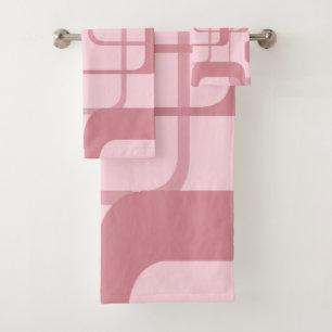 Motif Abstrait des années 70 de Pink Retro 60
