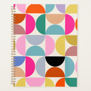 Motif Abstrait moderne et coloré du milieu du sièc