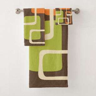 Motif Abstrait moderne rétro du milieu du siècle