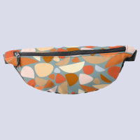 Motif Abstrait Orange Peach