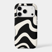 Motif Abstrait Rétro en Tourbillon Liquide 